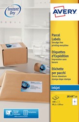 Etiquette Avery J8169-25 99,1x139mm blanc 100 pièces