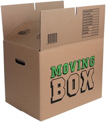 Moving box CleverPack printed 480x320x360mm pack of 5 pieces