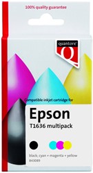 Ink cartridge Quantore alternative tbv Epson 16XL T1636 black + 3 colors HC