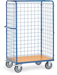 Product attribute: title. Text to translate: Package trolley 8583-1 with wire mesh sides