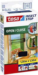 Moustiquaire tesa® Insect Stop OPEN/CLOSE fenêtre 1,3x1,5m antracite