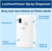 Distributeur désodorisant Tork A1 562000 spray blanc-2