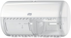 Distributeur papier toilette Tork T4 Elevation 557000 Duo blanc