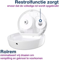 Distributeur papier toilette Tork T1 Elevation Jumbo 554000 blanc-1