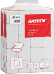 Towel Katrin z-fold 2-layer 224x230mm 20x200 sheets white 45570