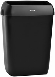 Katrin offener Einweg-Abfalleimer 50 Liter schwarz 92285