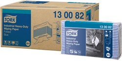 Tork Industrial Heavy-Duty Paper Folded Blue Polishing Cloth