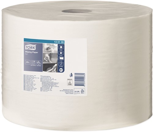 Tork Wiping Paper 130100 Poetsrol Wit  - 1.000 meter