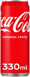 Soft drink Coca Cola Regular can 330ml