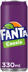 Soft drink Fanta cassis can 330ml