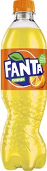 Soft drink Fanta orange pet bottle 500ml