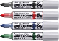 Marqueur tableau blanc Pentel Maxiflo MWL5M ogive 3mm rouge-2