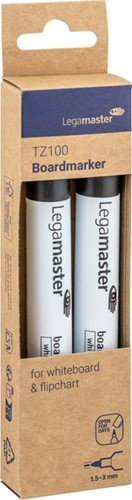 Marqueur tableau blanc Legamaster TZ100 ogive 1,5-3mm noir 2 pièces-2