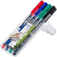 Feutre Staedtler Lumocolor 313 permanent S 4 pièces assorti-2