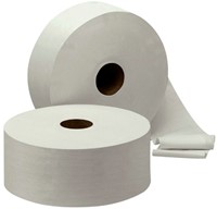 Papier toilette Cleaninq T1 Jumbo 2 épaisseurs 6x 380m blanc