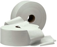 Papier toilette Cleaninq T1 Jumbo 2 épaisseurs 6x 380m blanc-3