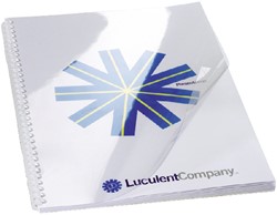 Cover sheet GBC A4 PVC 180micron transparent 100 pcs