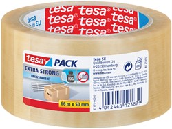 Packaging tape tesapack® Extra Strong 66mx50mm transparent