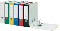 Classeur à levier Qbasic A4 80mm carton rouge-2