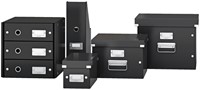Opbergdoos Leitz Click & Store WOW middel gerecycled karton 281x200x370mm zwart-3