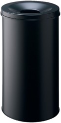 Papiereimer mit Flammdeckel Durable 3307-01 rund 60Liter schwarz