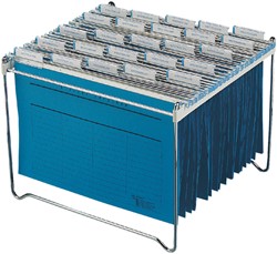 Hanging folder rack Durable for 30-40 folders chrome