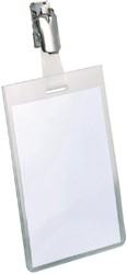 Badge Durable 8002 mit Clip stehend geschlossen 90x60mm