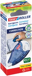 Correction tape tesa® ecoLogo® 4,2mmx14m refillable hanging box