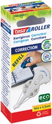 Correction tape refill tesa® ecoLogo® 14mx4,2mm hanging box