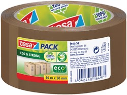 Packaging tape tesapack® Eco & Strong 66mx50mm brown