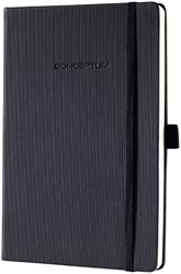 Carnet de notes Sigel Conceptum Pure A5 uni 194 pages 80g noir