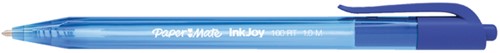 Stylo bille Paper Mate Inkjoy 100RT Medium bleu