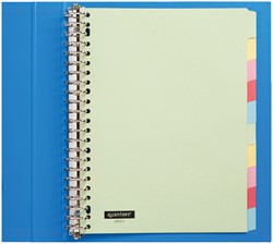 Intercalaire Quantore 23 perforations 10 onglets carton assorti