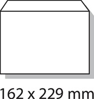 Enveloppe Quantore C5 162x229mm autocollante blanc 25 pièces-2
