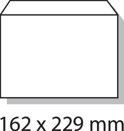 Enveloppe Quantore C5 162x229mm autocollante blanc 25 pièces-2