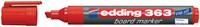 Marqueur tableau blanc edding 363 biseau 1-5mm rouge