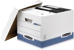 Archive box Bankers Box System standard white blue