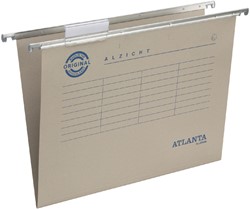 Hanging folder Djois Alzicht folio frontal recycled V-bottom 230gr gray