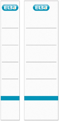 Rückeneinlagekarte Elba schmal 30x190mm weiß 10 Stück-2