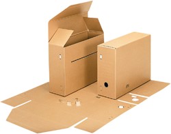 Städtische Archivbox Esselte folio mit Haken braun