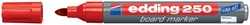 Marqueur tableau blanc edding 250 ogive 1,5-3mm rouge