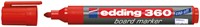 Marqueur tableau blanc edding 360 ogive 1,5-3mm rouge