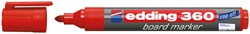 Marqueur tableau blanc edding 360 ogive 1,5-3mm rouge