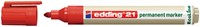 Marqueur edding 21 EcoLine ogive 1,5-3mm rouge