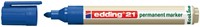 Marqueur edding 21 EcoLine ogive 1,5-3mm bleu