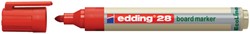 Marqueur tableau blanc edding 28 EcoLine ogive 1.5-3mm rouge