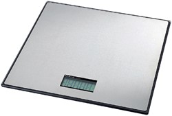 Paketwaage MAUL Global 50kg Metallschale 32x32cm inklusive Batterie schwarz