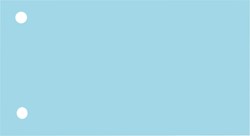 Trennblatt Elba breit 225x120mm 190gr blau 100 Stück