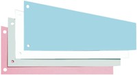 Scheidingsstrook Oxford trapezium 240x105/55mm 190gr blauw 100 stuks-3