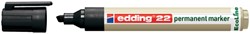 Marqueur edding 22 EcoLine biseau 1-5mm noir
